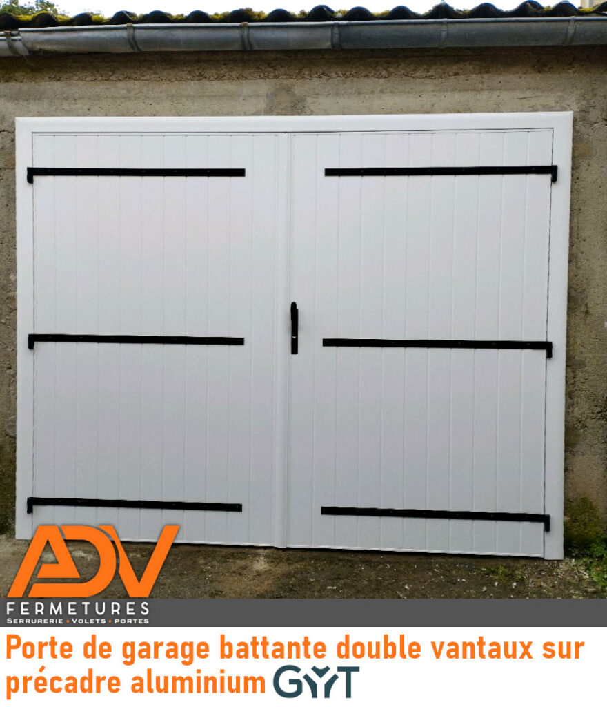Adv Fermetures Serrurier Brest EDIT Garage10 Gyt Battant Sur Cadre Alu Domus